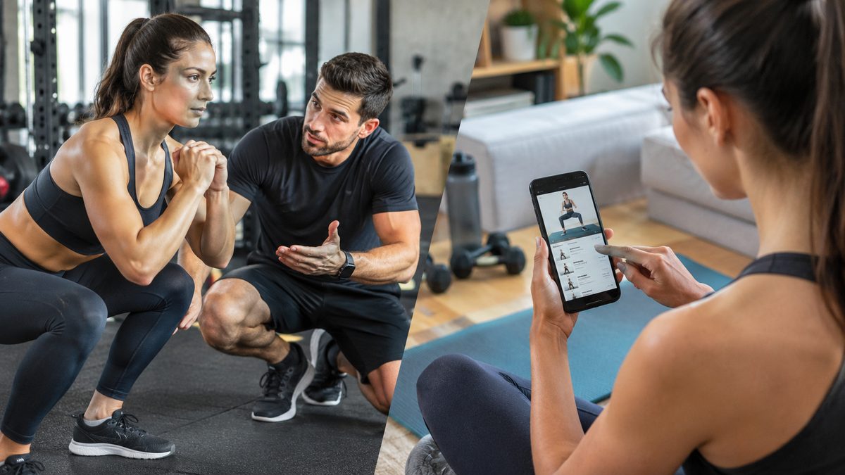 personal trainer vs fitness app: which suits your goals?